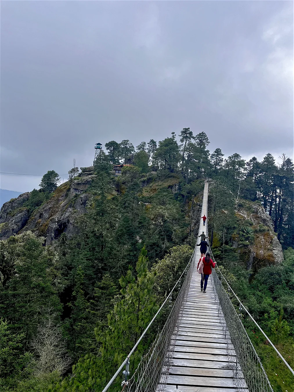https://www.tierraventura.com/Crossing the hanging bridge of Benito Juarez/Pueblos Mancomunados