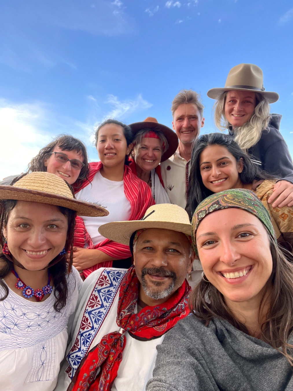 Oaxaca mushroom retreat participants